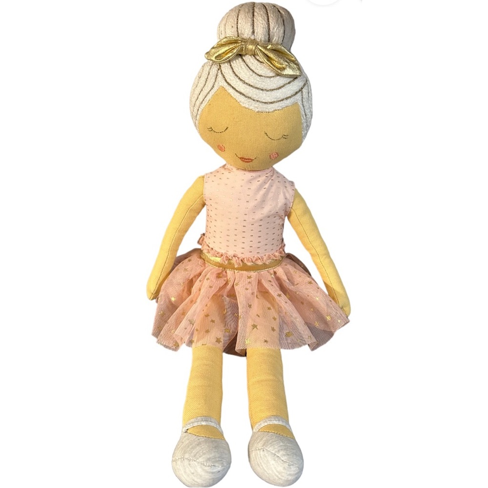 Target Pillowfort Ballerina Doll Plush Decorative Throw Pillow 21” 2017